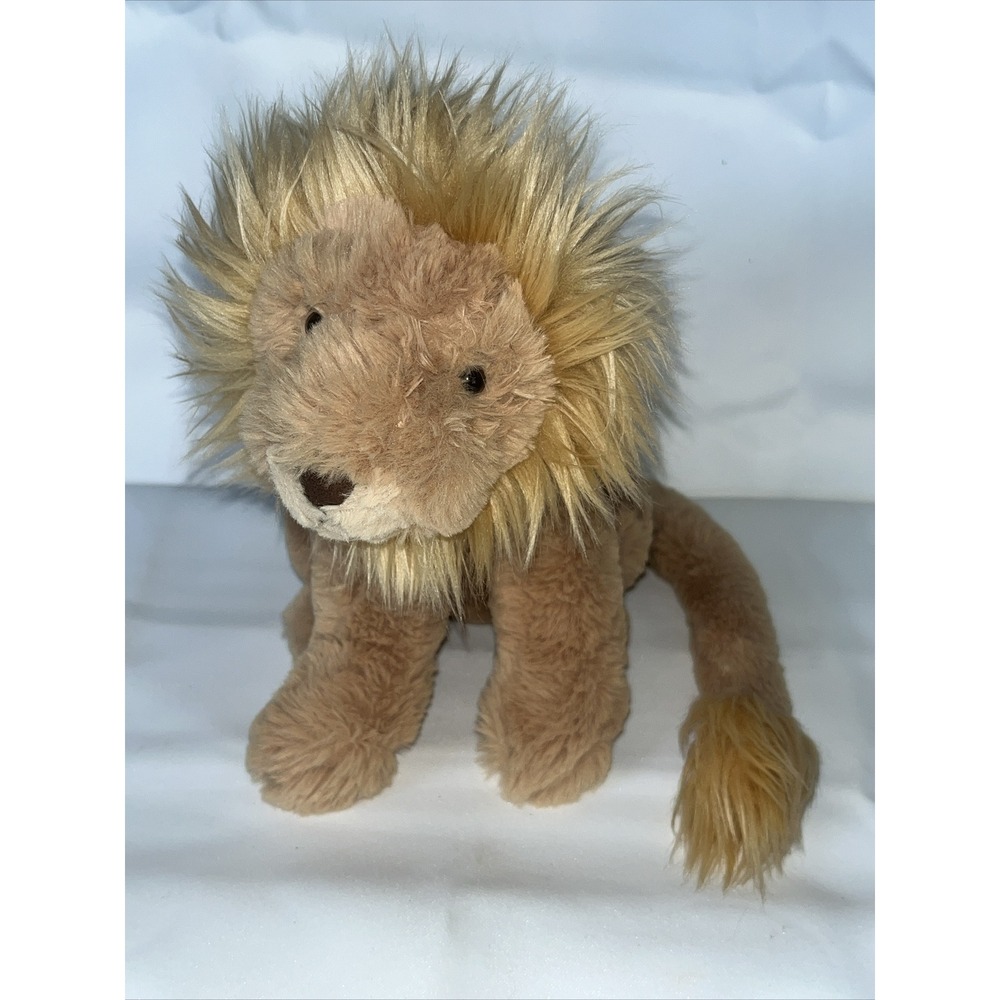 Jellycat Leonardo Lion Brown Tan Plush Stuffed Animal Toy